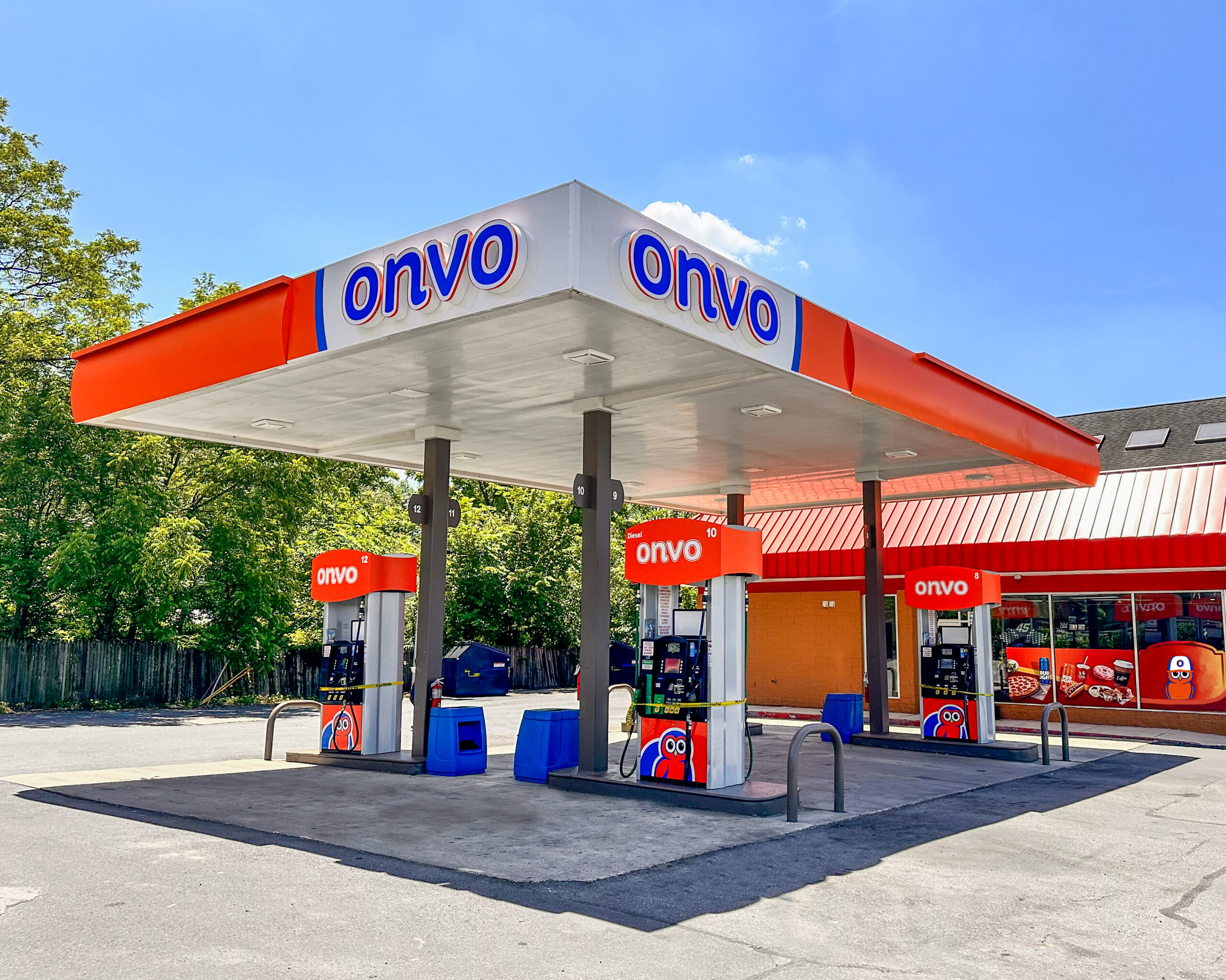 Onvo Gas Canopy at East Stroudsburg Location